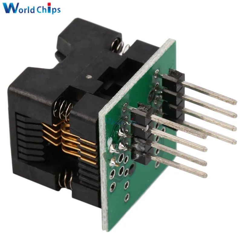 SOIC8 SOP8 К DIP8 IC гнездо с широким сиденьем 150mil 200mil программатор разъем адаптера