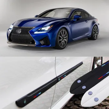 

Savanini Car-styling 4pcs High Quality Brand New Side Doors Rubber Bumper Protector Guard Scratch Sticker Trim For Lexus Vehicle