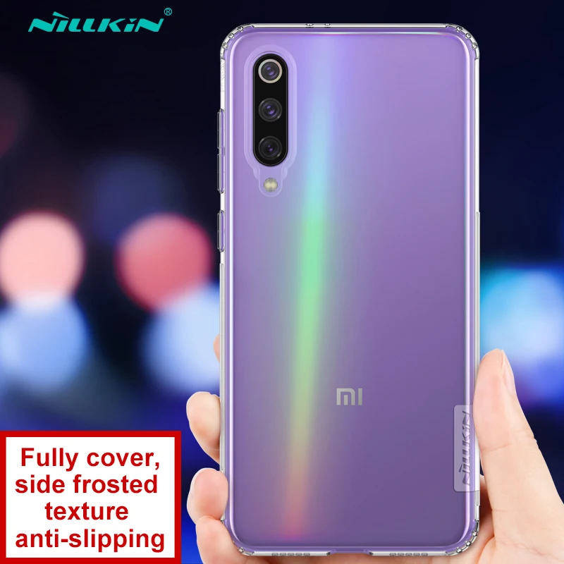 Чехол для Xiaomi Mi9 Se задняя крышка NILLKIN сверхтонкие прозрачные мягкие силиконовые