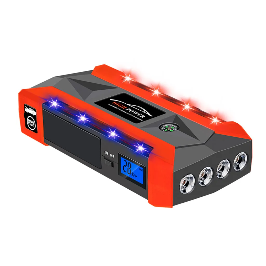 20000mAh 12V LCD4 banco de energía USB cargador de coche de arranque para el coche Booster de bater