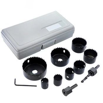 

11pcs Hole Saw Cutting Set 19-64mm carpentry openings for suit/set/tube light hole saw group carbide set