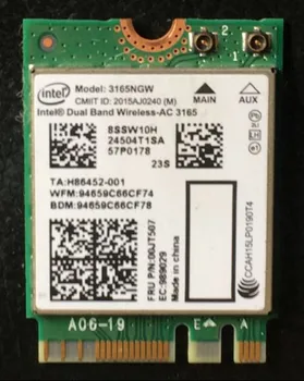 

Wireless Adapter Card for Intel 3165ngw ac dual band Wireless AC NGFF Card 00jt507 for lenovo thinkpad