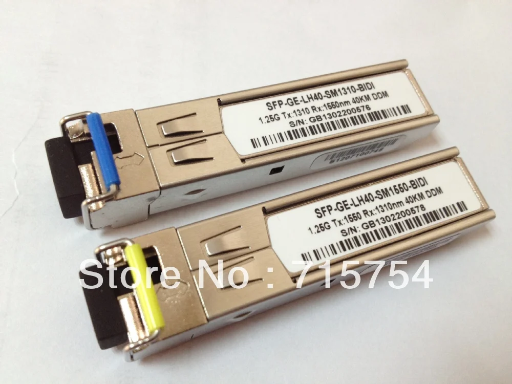

For CISCO,GLC-BX-D80/GLC-BX-U80, 1.25G,Singlemode,1490/1550 BIDI SFP , 1550 /1490nm,80KM,single LC connector