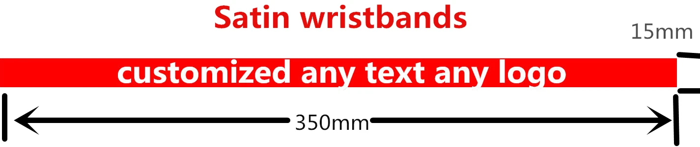 15x350mm Satin Художественный дизайн цифровой доказательство для пользовательских печати напульсники персонализированные печати проект торговой марки бренда Ai. Jpg. Pdf - Цвет: 15x350mm Satin