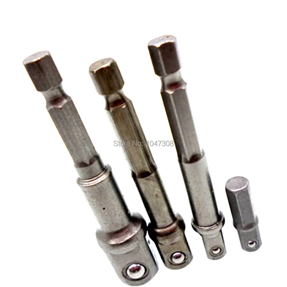 4pcs Drill Socket Adapter Hex Drive