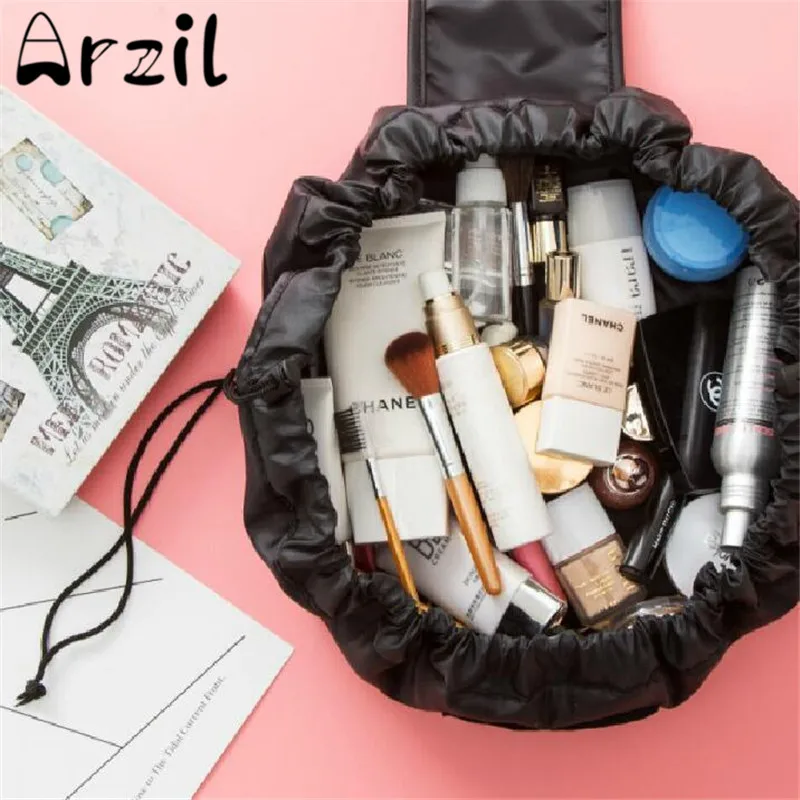 2018 New Korea Lazy Cosmetic Bag Storage Artifact Magic Travel Pouch Simple Make Up Bags Large ...