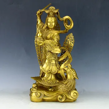 

China's Seiko carving pure brass West Queen Mother statue