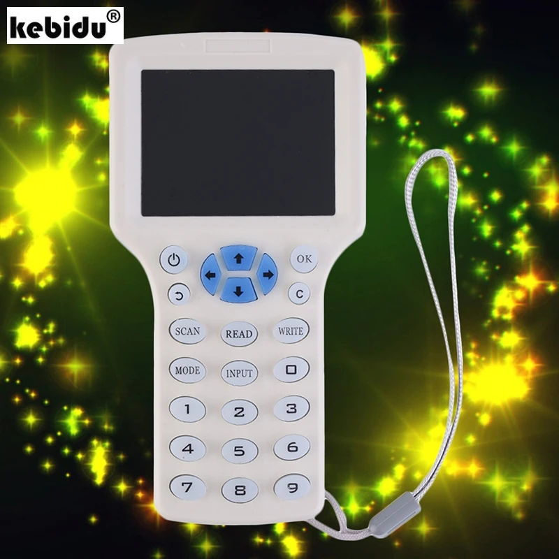

kebidu Hot 9 Frequency RFID Copier ID IC Reader Writer Smart Copy Encrypted NFC Duplicator Programmer USB NFC UID Tag Key Card