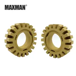 MAXMAN 4 "100 мм полый резиновый шлифовальный круг пневматические резиновые колеса удаляет остатки, такие как печать и лента