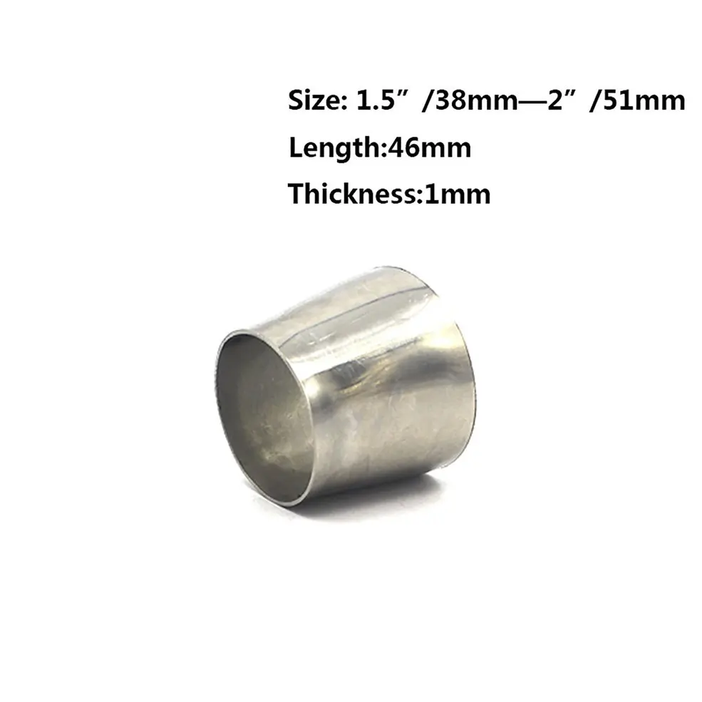 201 нержавеющая сталь редуктор Соединительная труба 38 мм-51 мм(длина 46 мм