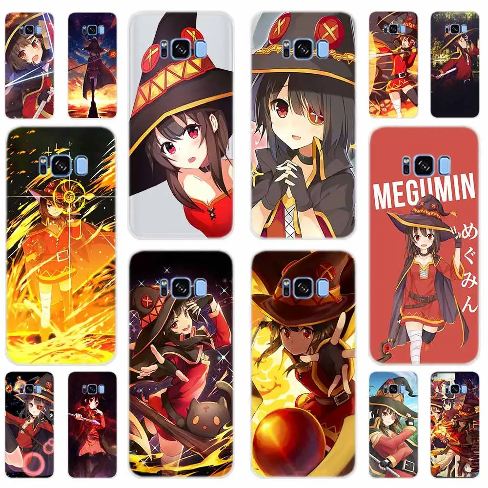 

Konosuba Megumin Pattern Case For Samsung Galaxy S8 S9 S10 Plus Note 10 9 8 Cover For Samsung S10E S7 S6 Edge S5