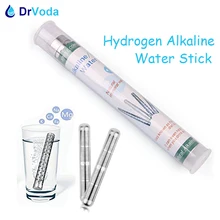Pack 2pcs/Lot Portable Alkaline Hydrogen Water Stick Ionizer 304 Stainless Steel PH Hydrogen Negative ION improve pH balance