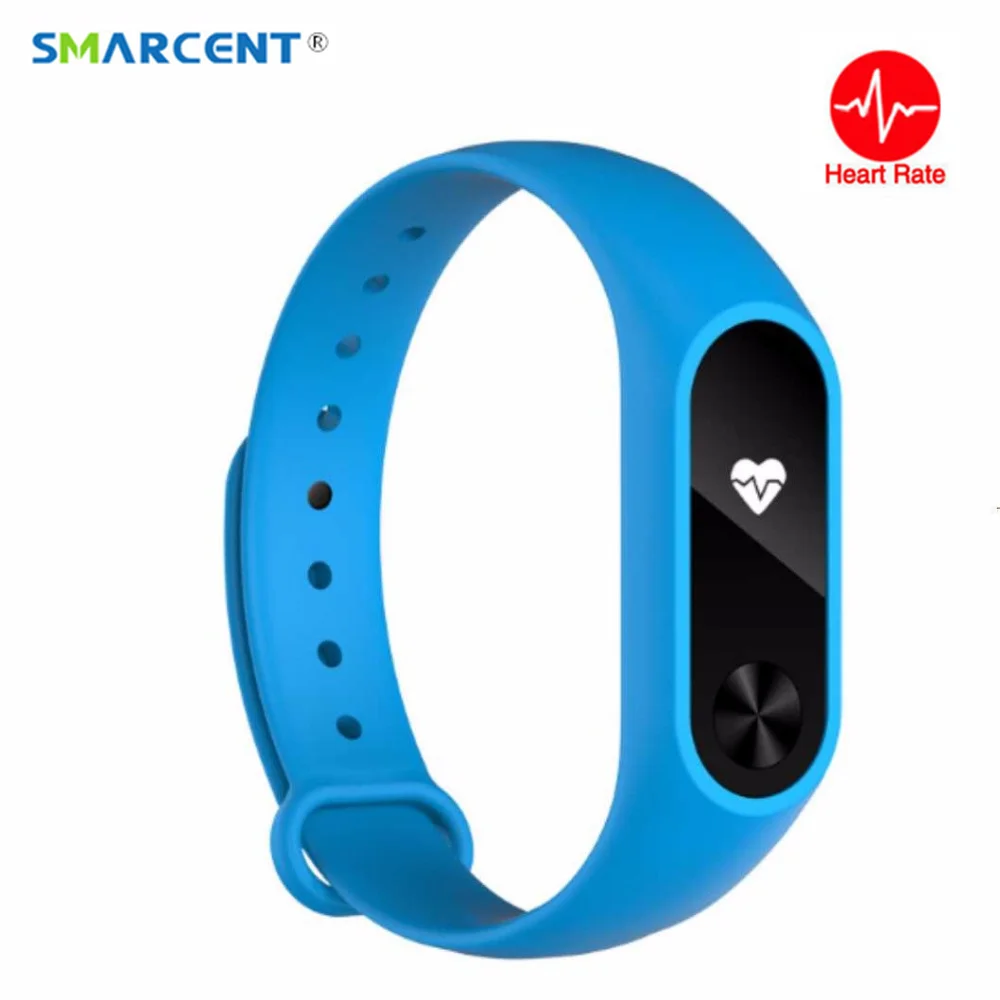 SMARCENT M2 Smart Band Heart Rate Sleep Monitor Smartband Call Message Reminder Sports Wristband Bracelet for