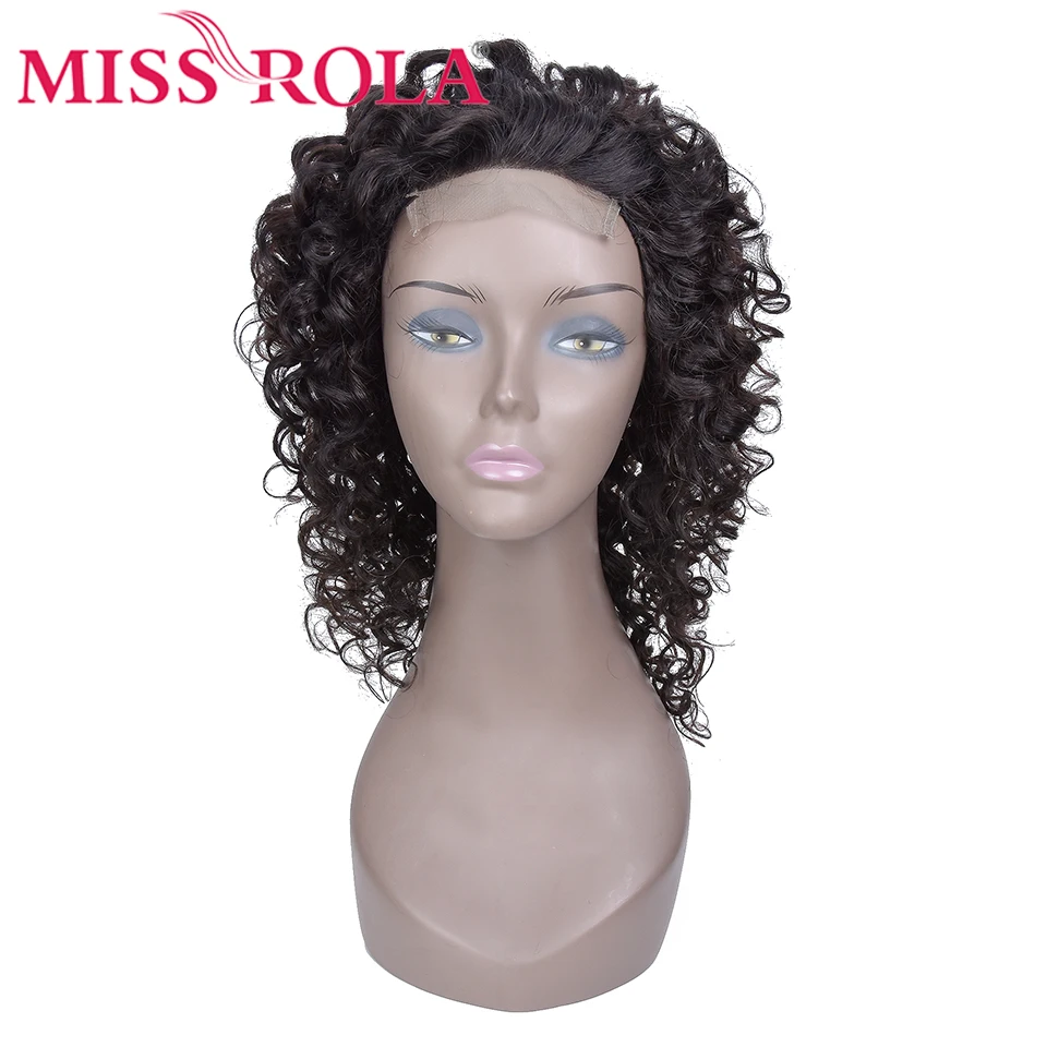 Мисс Рола волос бразильский волосы remy глубокая волна 100% человеческие волосы Искусственные парики 12-22 дюймов Синтетические волосы на