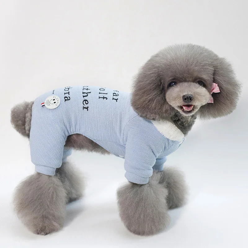 Забавная Одежда для собак Комбинезоны для собак зимняя теплая одежда для щенка Shih tzu Чихуахуа Одежда для собак Зимний комбинезон s-xxl