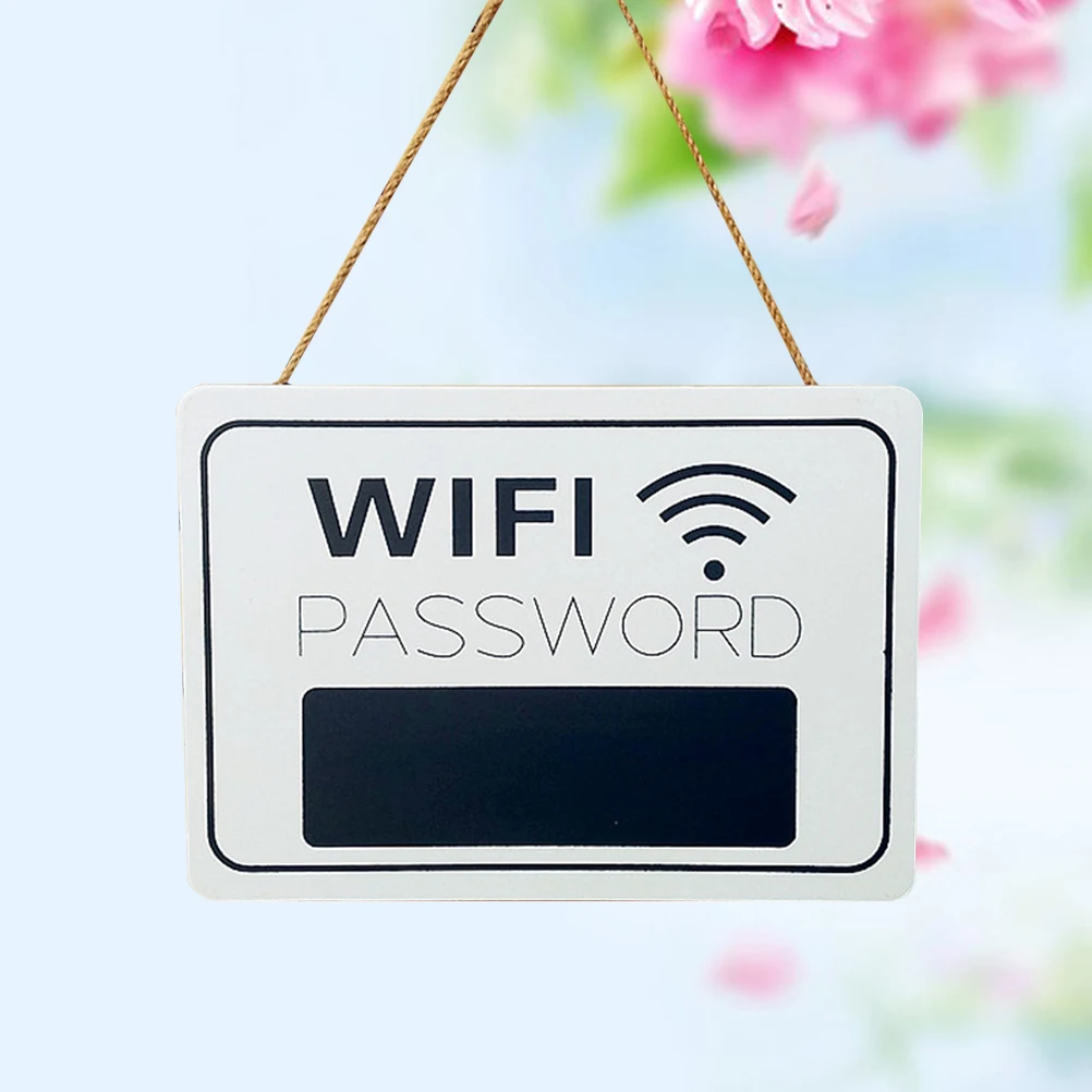 Деревянный знак Wi Fi с паролем подвесная табличка меловая доска WiFi для украшения