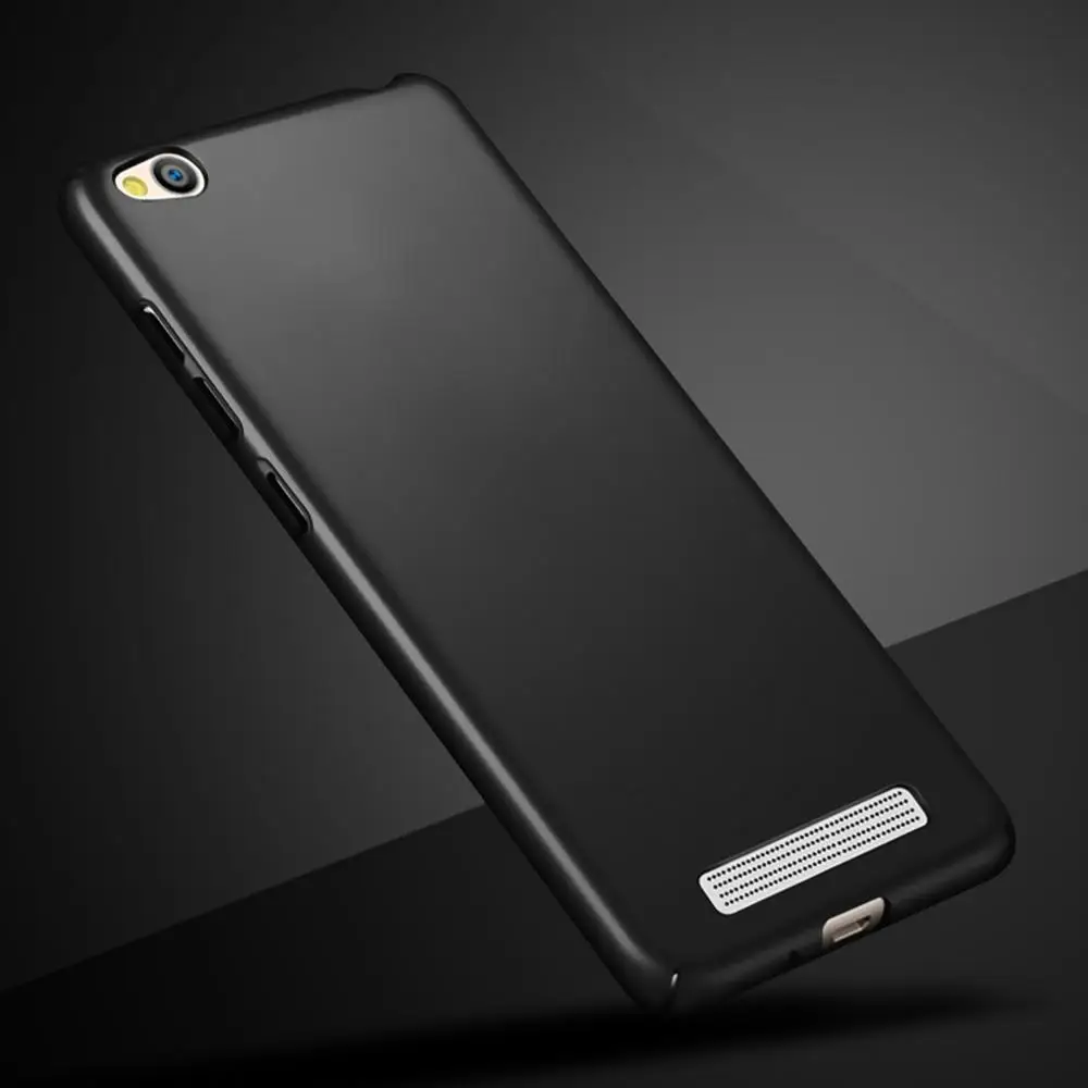 Для Xiaomi Redmi 4A чехол тонкий матовый чехол для телефона на Redmi 4A чехол-бампер для Fundas Xiaomi Redmi a4 4A 5,0 'задняя крышка - Цвет: Black
