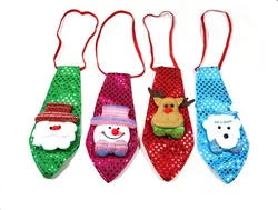 Новые 10 шт. Сияющие рождественские товары для домашних животных собачий галстук для питомца галстуки-бабочки маленькие-средние собачьи