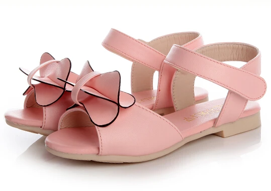 Weonedream девочки сандалии для девочек в Корейском стиле открытый носок сандалии для принцессы детская обувь для вечеринки Размеры 26-36 летняя детская обувь для девочек