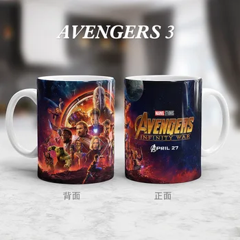 

The Avengers coffee mugs Color Changing Mugs 350ml gift ceramic tea cup mug