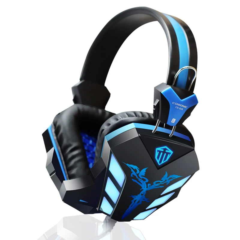 Fashion Cosonic headset super quality gaming earphone with a microphone lighting gamer headphone surrounding voice | Электроника