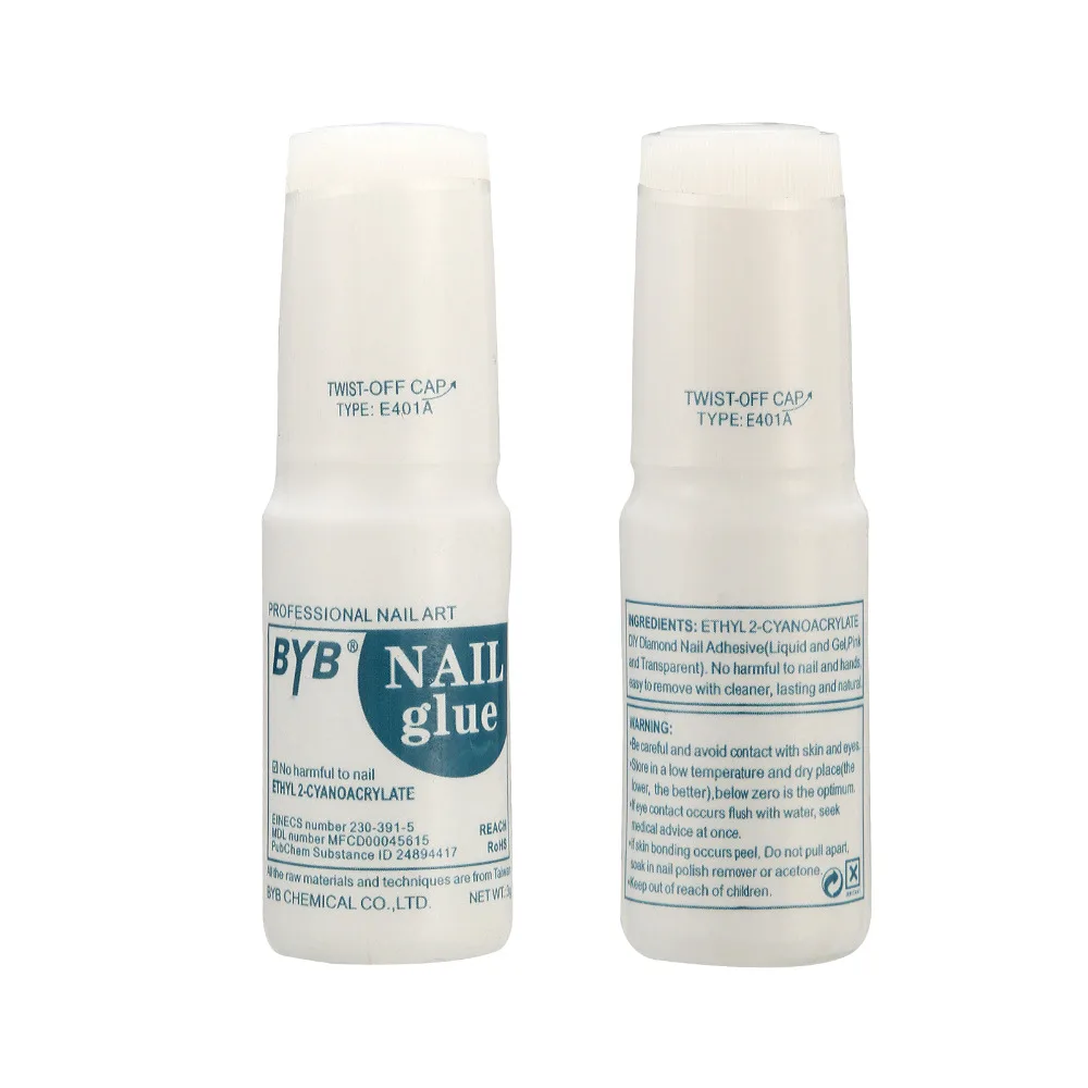 Buy Low Price 13g BYB Nail Art Glue with Brush Paste