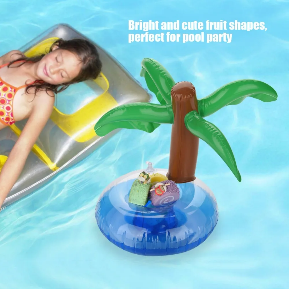 ESTINK надувной плавающий держатель чашки для напитков в форме фруктов для бассейна, пляжа, вечерние, вода, Забавный ананас