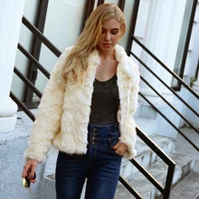 Новинка, зимнее теплое женское меховое пальто из искусственного меха, куртка, Модный женский Кардиган с длинным рукавом, верхняя одежда, уличная одежда размера плюс 3XL