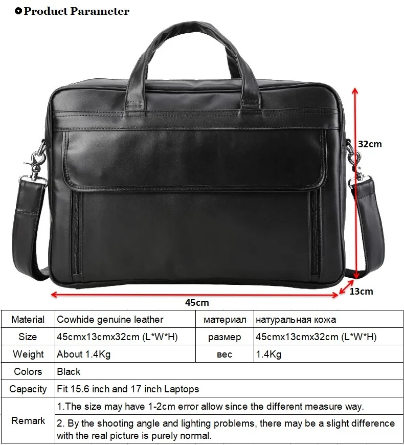 Элегантность Бизнес Для мужчин Портфели сумка натуральная кожа 17 дюймов ноутбука Для мужчин офис сумки Повседневное человек сумки на