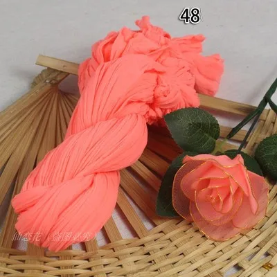 5 шт растяжимый нейлоновый,, цветок DIY цветок изготовление материала ручной работы ремесло Свадебная вечеринка ручной работы ремесла венки - Цвет: 48 Champagne 5pcs