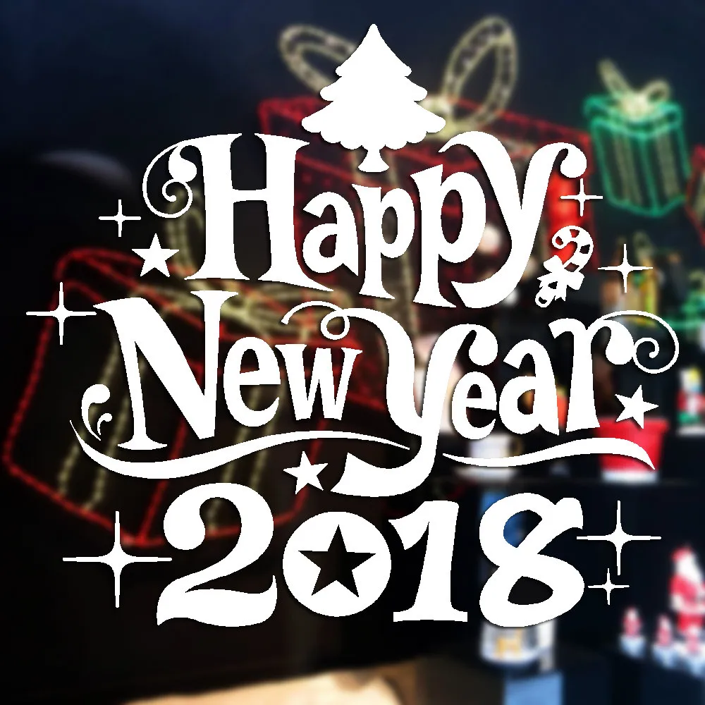 2 Colors Christmas Tree Decor For font b Home b font Shop Happy New Year 2018