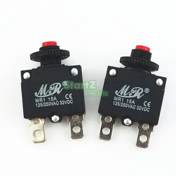 

10Pcs 15A Circuit Breaker Overload Protector Switch Fuse