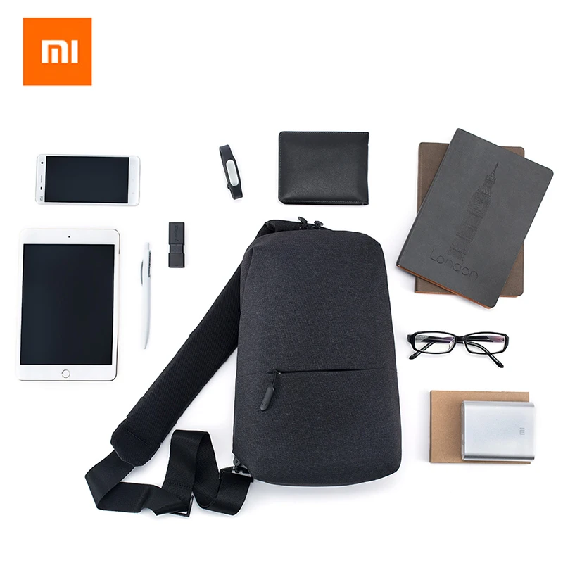 Xiaomi Рюкзак Слинг Сумка городской Досуг нагрудный пакет маленький размер плечо Тип унисекс рюкзак сумка через плечо для путешествий