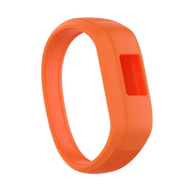 Браслет силиконовый без пряжки ремешок для часов Ремешок для часов Спортивная Замена для Garmin Vivofit JR/Vivofit JR2/Vivofit 3 - Цвет ремешка: orange