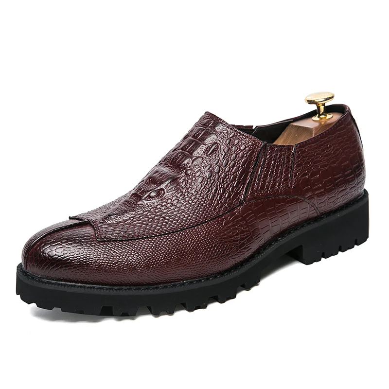 designer snake skin leather men shoes italian luxury brand fish platform party male footwear wedding dress oxford shoes for men (49)