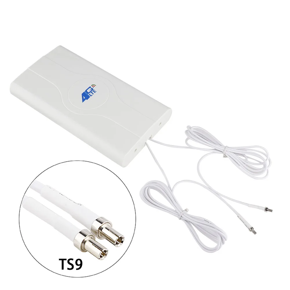 88 дБи 3G 4G LTE антенна мобильный усилитель антенны mImo панельная 2 * SMA-male/TS9/CRC9 разъем с