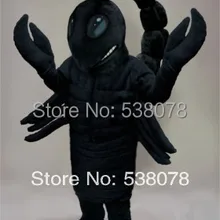 Большой черный пустыни Скорпион Маскоты костюм для взрослых персонажа из мультфильма Маскоты наряд костюм нарядное платье партии карнавальный костюм sw678