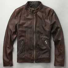Американский стиль 5XL 6XL Куртки из натуральной кожи для байкеров мужские импортные брендовые Куртки из натуральной кожи мужские кожаные уличные весенние куртки A550