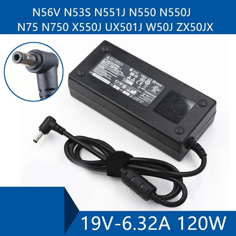 

Laptop AC Adapter DC Charger Connector Port Cable For ASUS N56V N53S N551J N550 N550J N75 N750 X550J UX501J W50J ZX50JX
