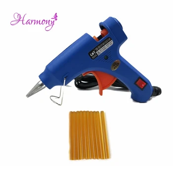 

1pcs Hot Melt Glue Gun + 10pcs 11mm Glue Stick 100-240V Electric High Temp Heater Glue Gun Repair Tool
