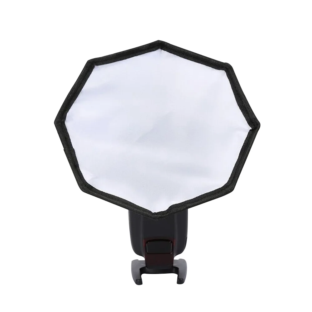 

Black Flash Diffuser Tool Lightweight Accessories Mini Replacement Photography Camera Reflector External Softbox Octagonal Cover