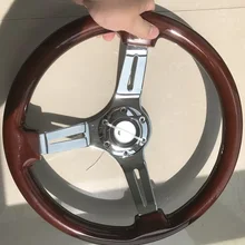 350 мм Дерево Phoebe руль гоночный руль три гонки Phoebe