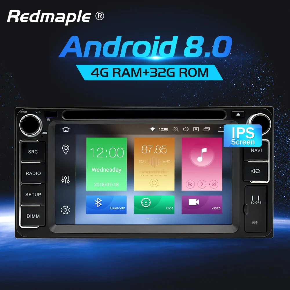 

Android 9.0 Car Radio DVD Player Navigation For Toyota Corolla Hilux Ic100 Prado Fortuner Verso Vios Lexus GPS Stereo Multimedia