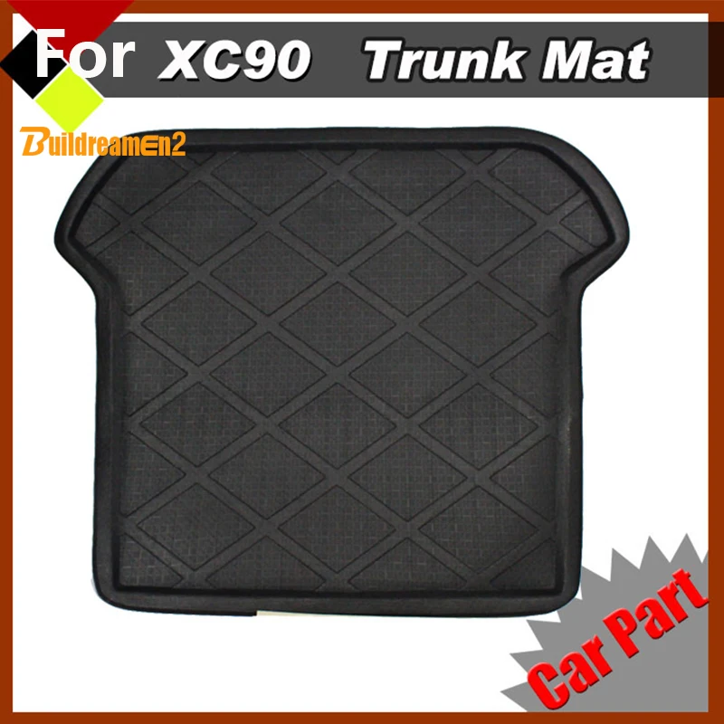 

Buildreamen2 Truck Car Trunk Mat Luggage Protector Floor Pad Boot Tray Liner For Volvo XC90 2003-2013 All Weather Heavy Duty