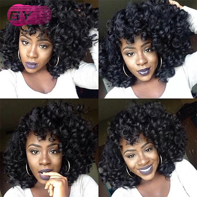 3Pcs Lot Top Quality Aunty Funmi Hair Bouncy Spring Curl Double Drawn Funmi Virgin Hair 7a Brazilian Fummi Hair