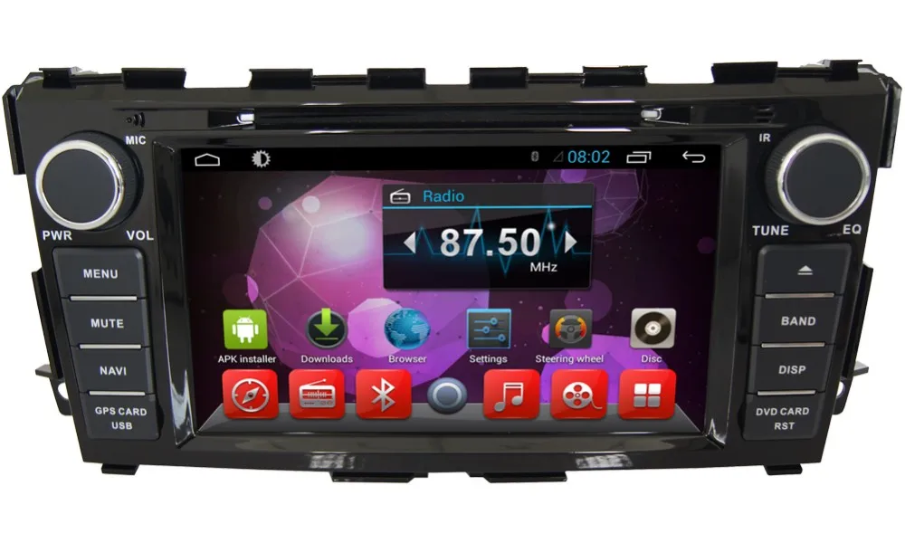 Cheap 8" HD 1024*600 Quad Core Android 6.0 Car DVD Radio GPS Navigation Player for Nissan Teana 2013 2014 2015 2016 DVR OBD WIFI BT 4G 1