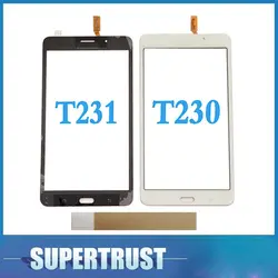 7,0 "для samsung Galaxy Tab 4 T230 T231 Сенсорный экран планшета Стекло черный, белый цвет с лентой для бесплатная