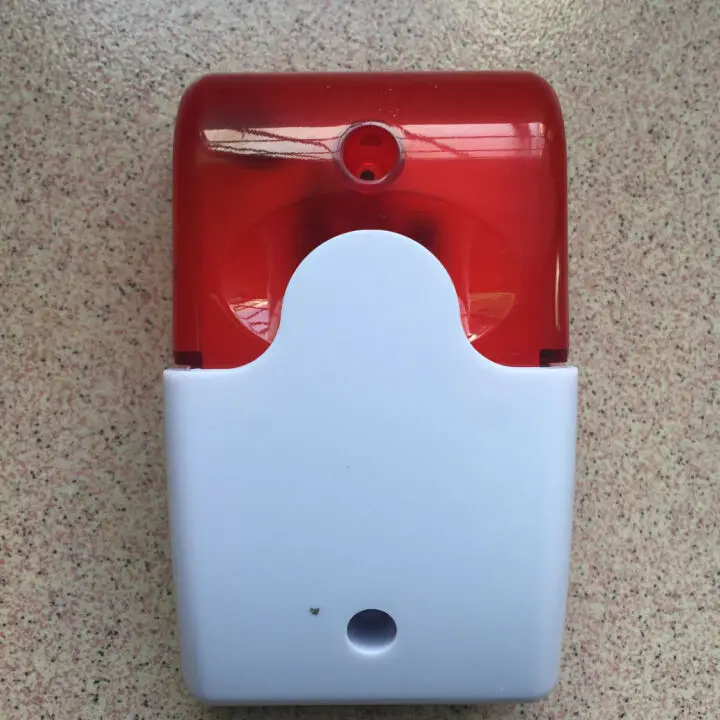 Беспроводной Крытый стробовая сирена для GSM домашняя охранная сигнализация звук и световая Вспышка Сирена forgolden охранная сигнализация