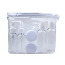 High Quality New Portable Transparent Travel Cosmetic Bottle Points Bottling Six Sets5.25