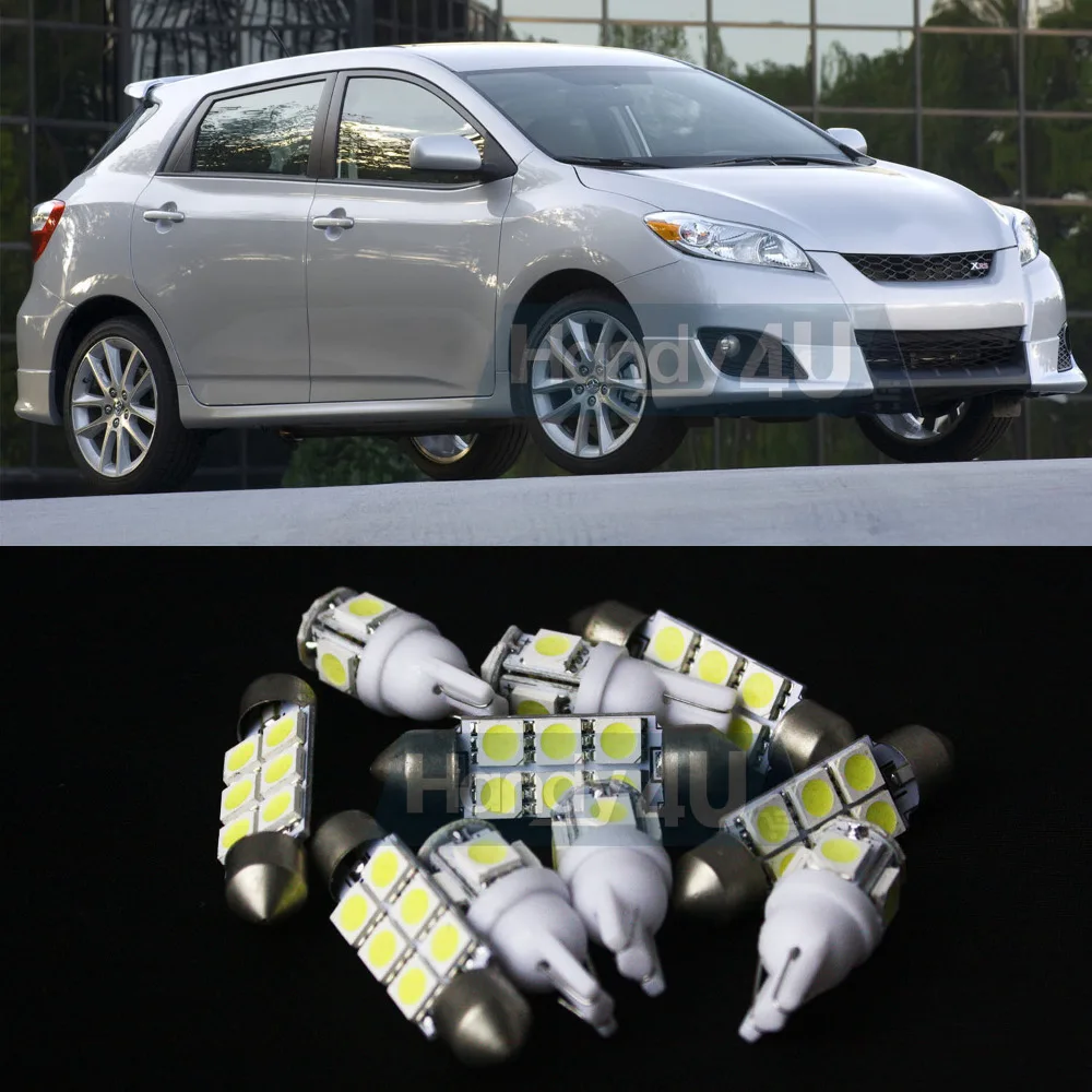 Car Styling Free Shipping 08 7x White Led Lights Interior Dome 08 7x White Led Lights Interior Dome Light Package Kit For Honda Accord Nissan Cube Toyota Matrix In Signal Lamp From Automobiles Motorcycles On